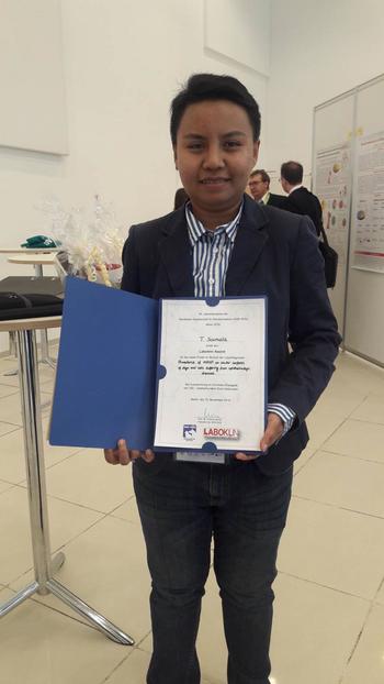 LABOKLIN Posterpreis an Dr. med. vet. Tanawan Soimala