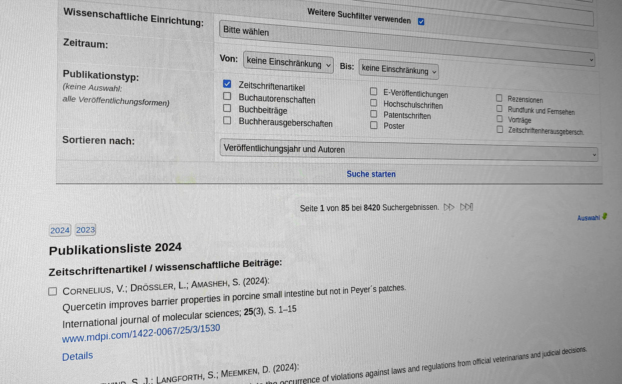 Publikationsdatenbank