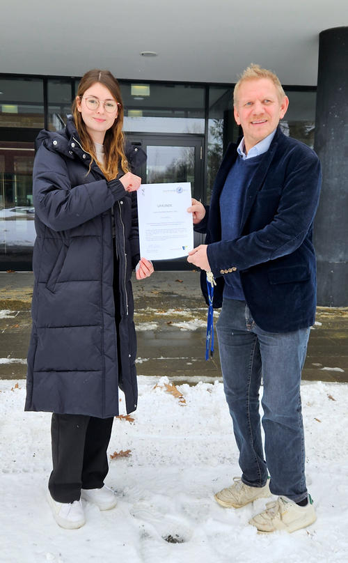 Elisa Böhm und Prof. Marcus Fulde