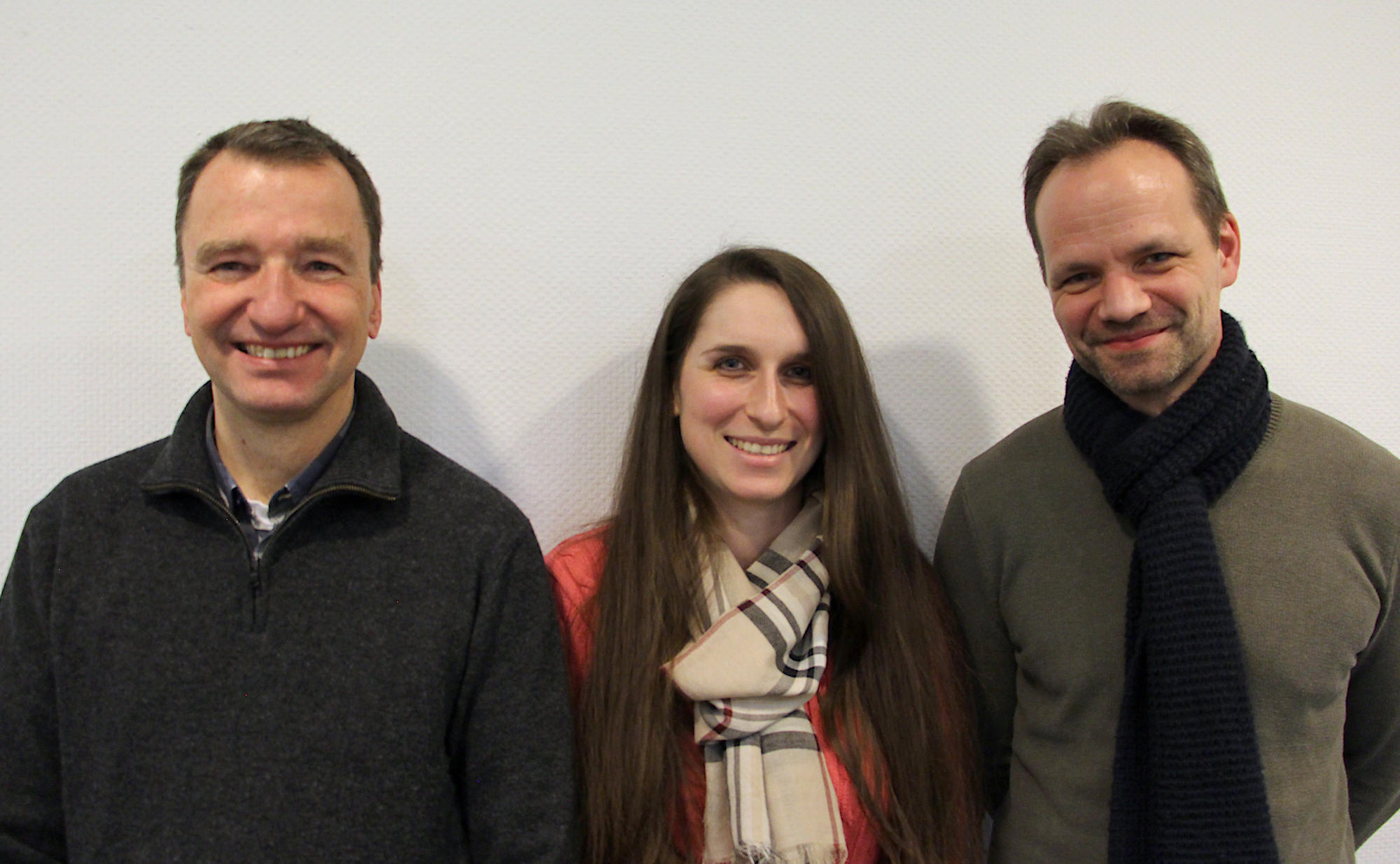 Jan Wolter, Lena Bollinger und Tobias Ripp