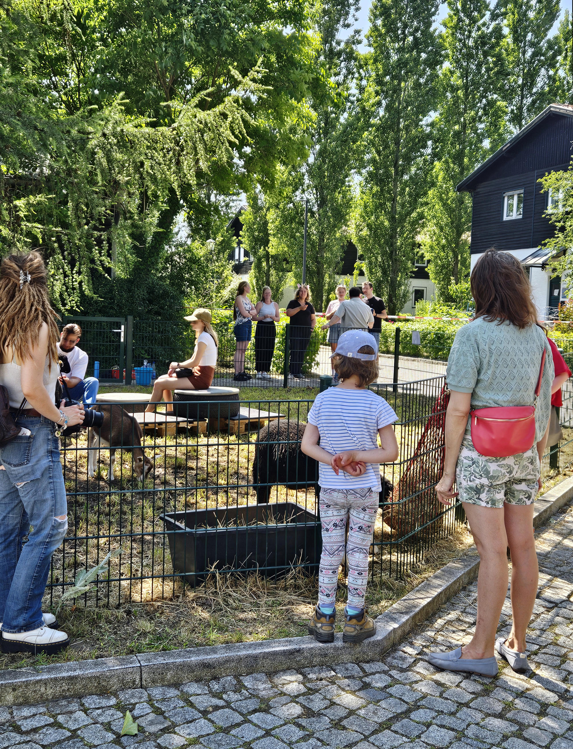 Der Streichelzoo der Nutztierklinik